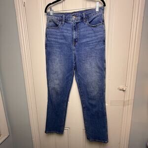 J. Crew High-Rise Classic Vintage Straight Jeans Womens 29 Blue Denim Preppy